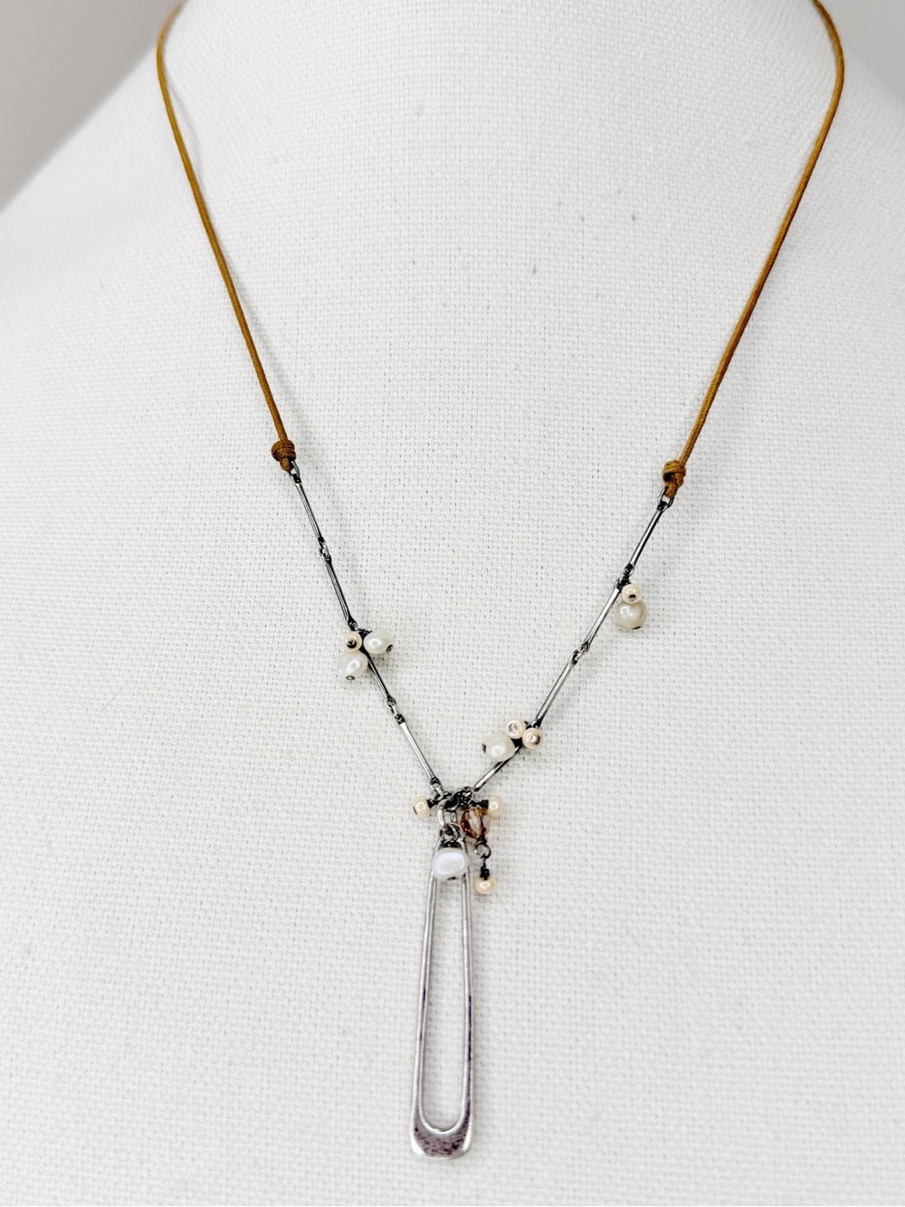 Silpada Sterling Silver QUICK WIT Necklace N2724 Retired